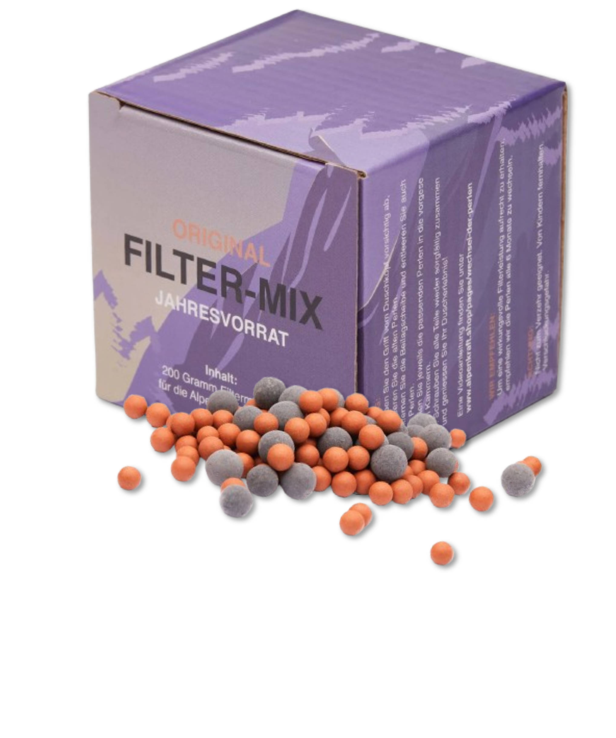 AlpenKraft® "Perles filtrantes en tourmaline-argile"