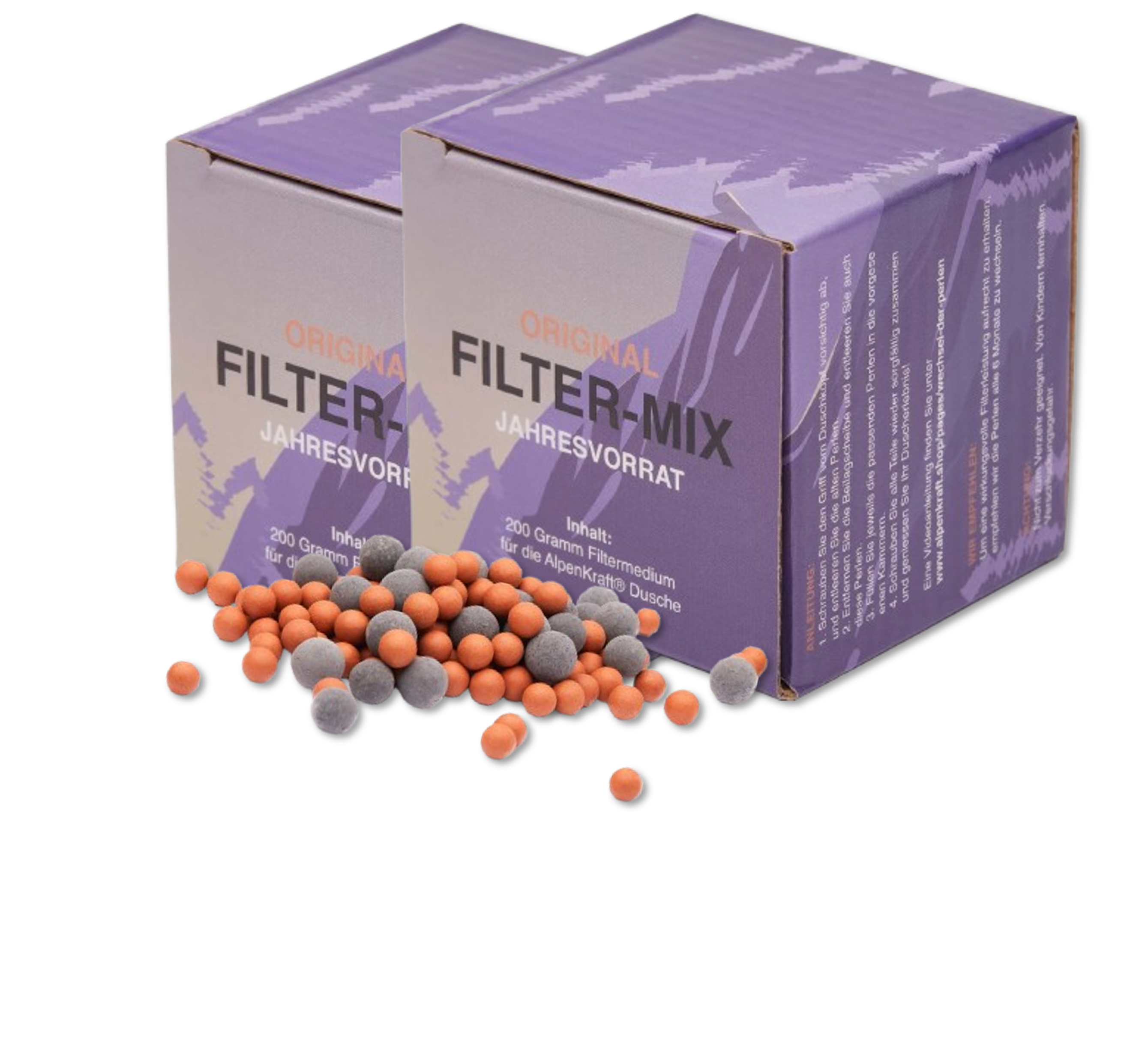 AlpenKraft® "Perles filtrantes en tourmaline-argile"