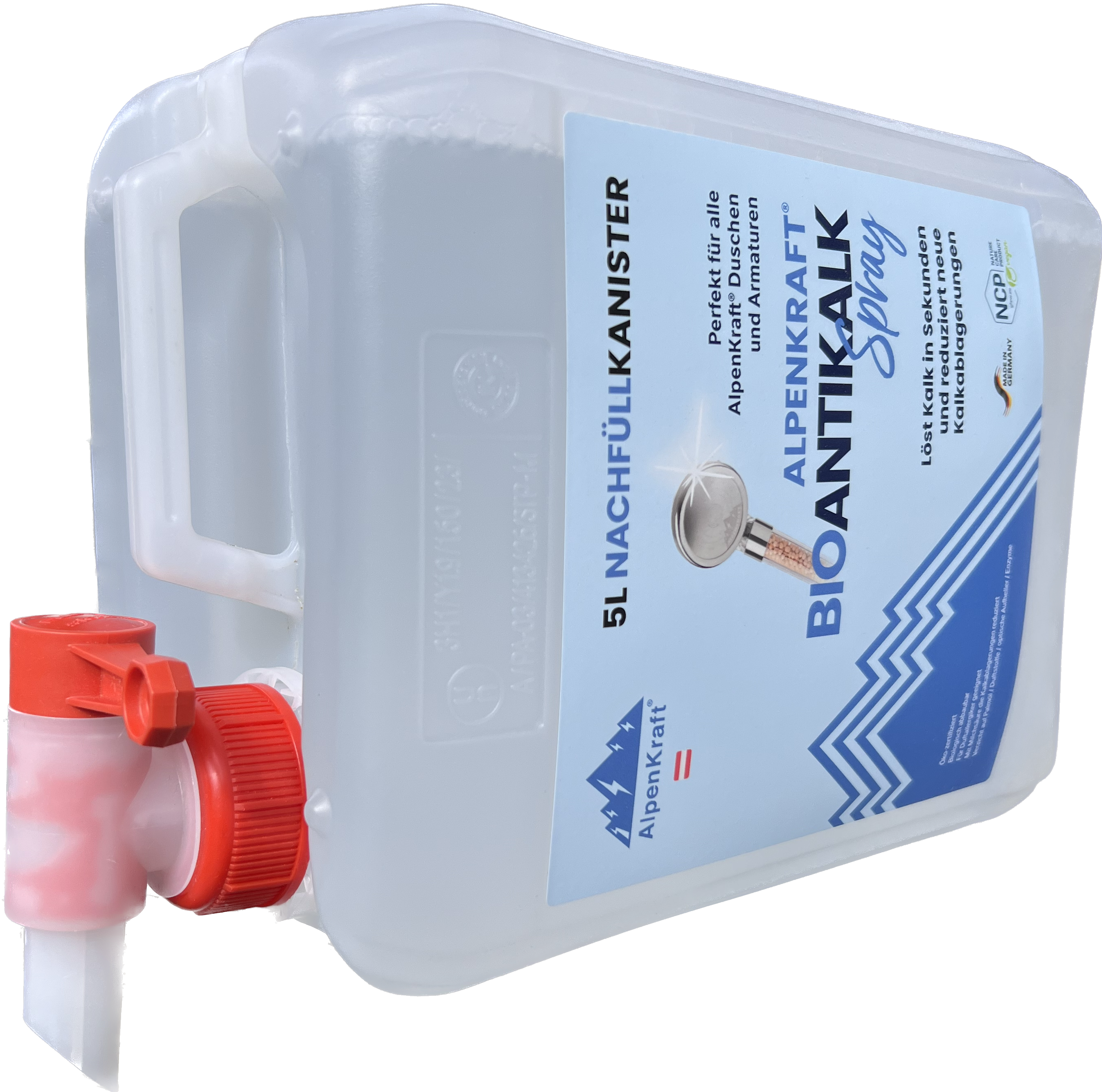 AlpenKraft® BIO Antikalk Spray 5L Navulkanister