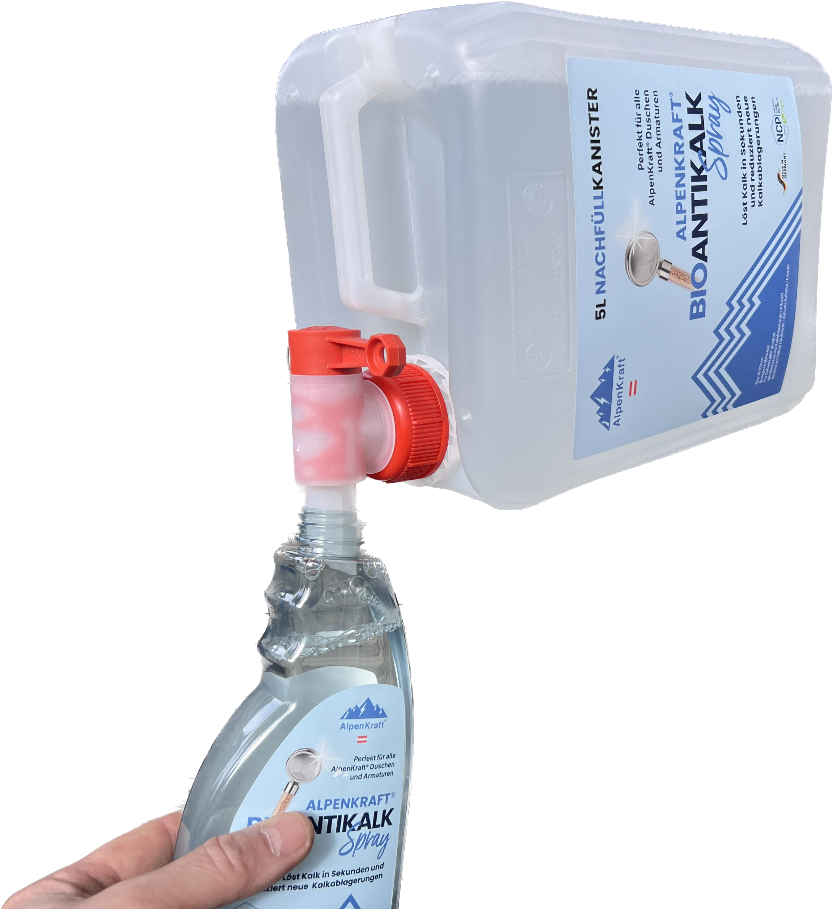 AlpenKraft® BIO Antikalk Spray 5L Navulkanister