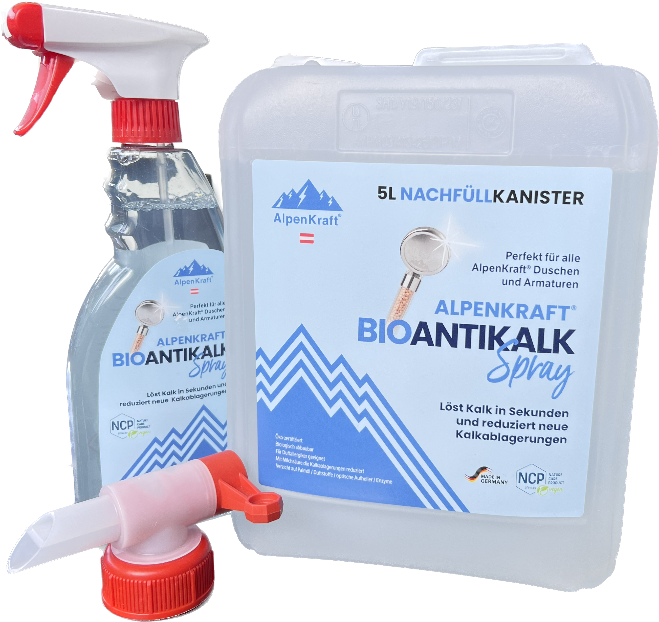 AlpenKraft® BIO Antikalk Spray 5L Navulkanister