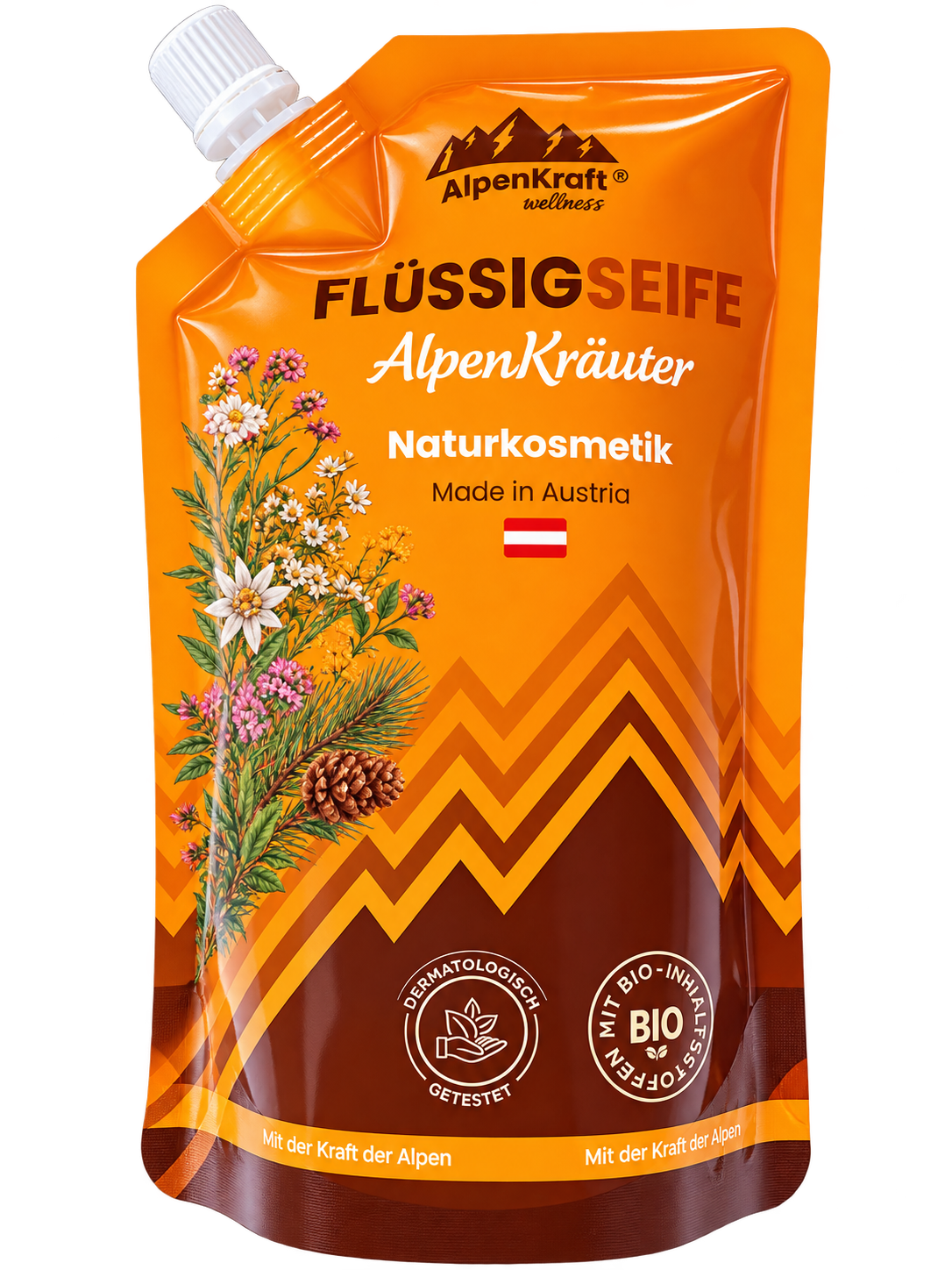 AlpenKraft® FlüssigSeife 750ml - AlpenKräuter