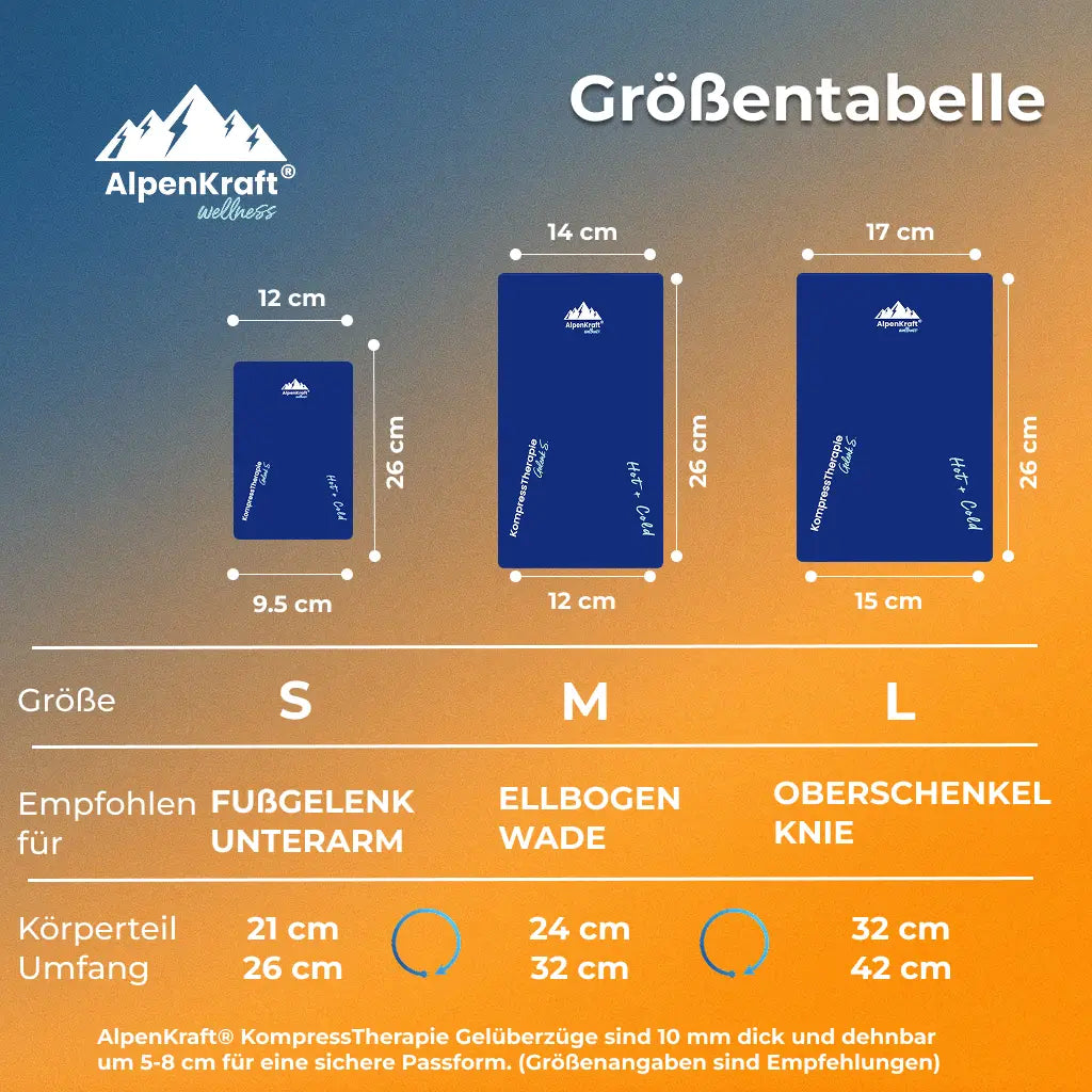 AlpenKraft® Compression Therapy Gel Covers