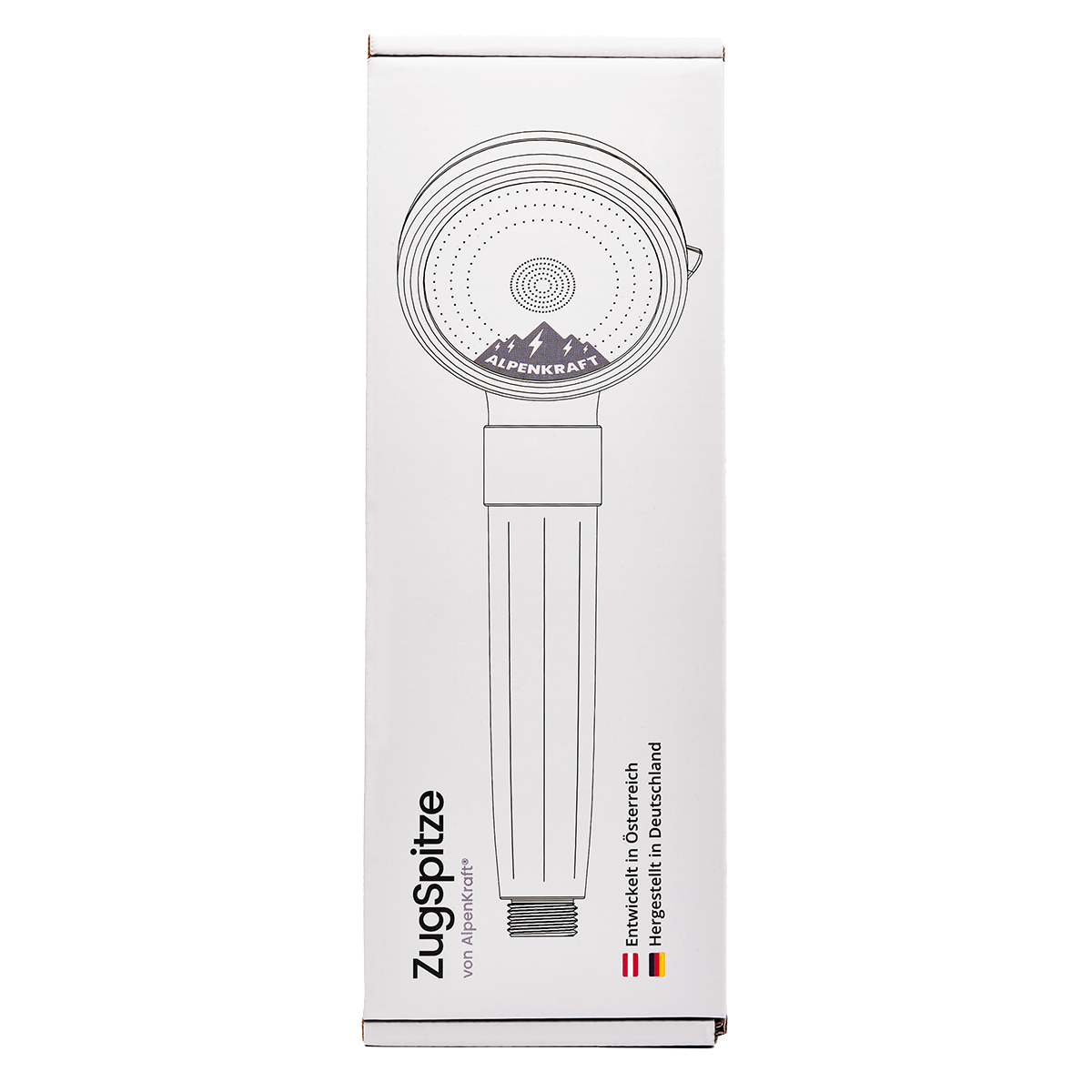 3x AlpenKraft® «ZugSpitze» douchekop