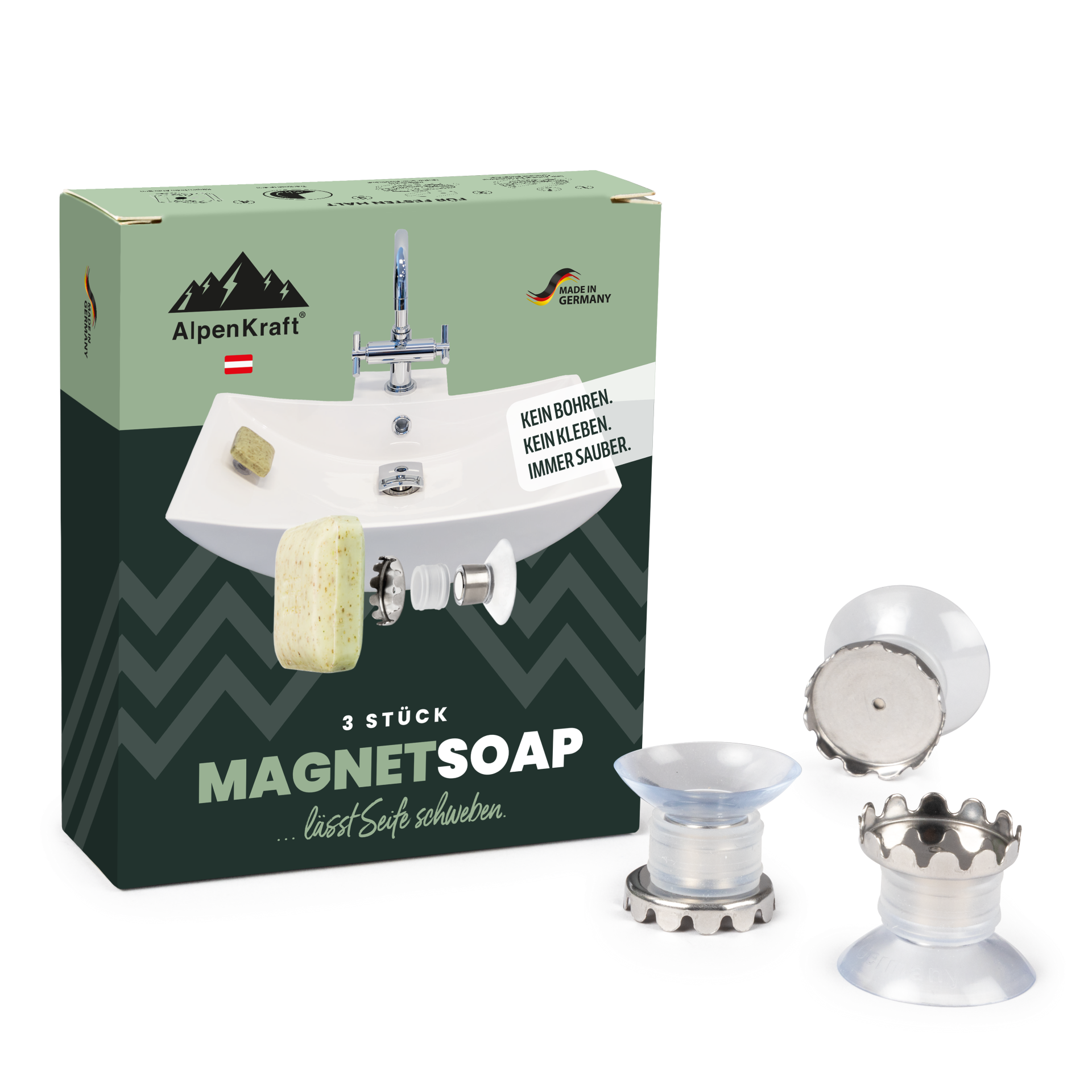 AlpenKraft® MagnetSoap soap holder
