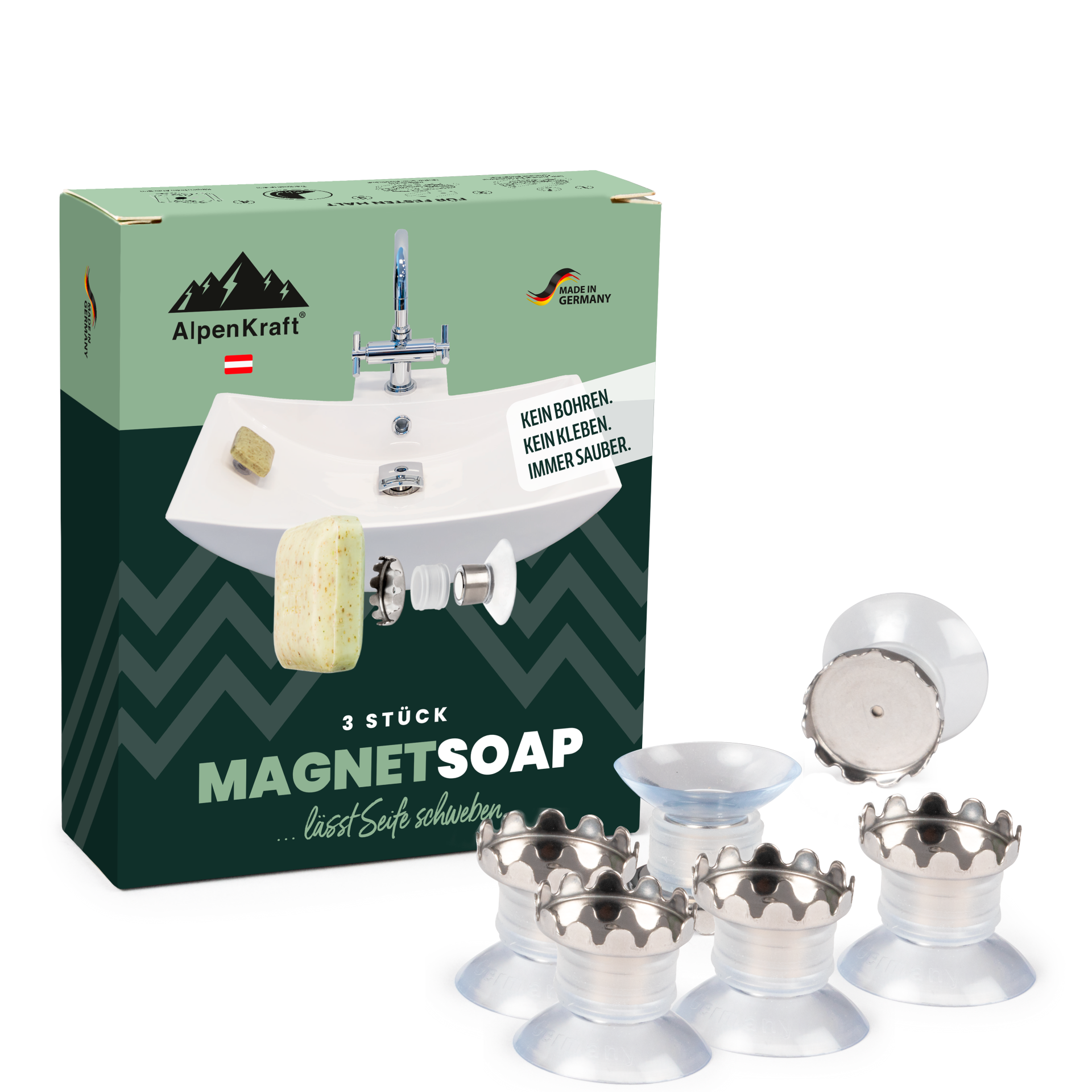 AlpenKraft® MagnetSoap soap holder